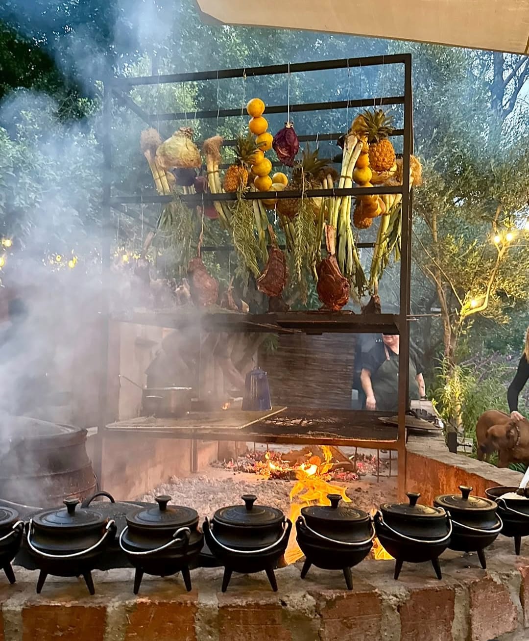 Estructura de fuego HolyMeat